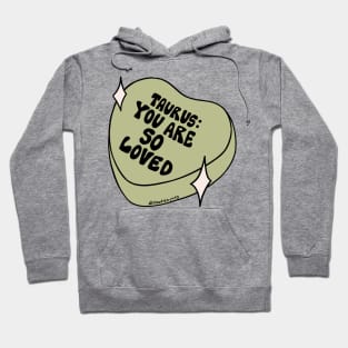 Taurus Conversation Heart Hoodie